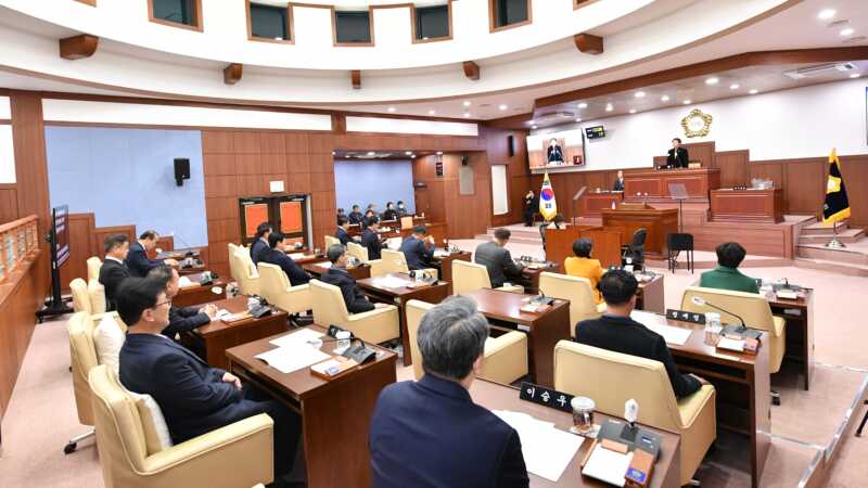 김천시의회, 2024년도 예산안 1조 3,650억원 심사