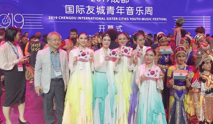 김천시, 청두 국제자매도시 청소년 음악축제 참석